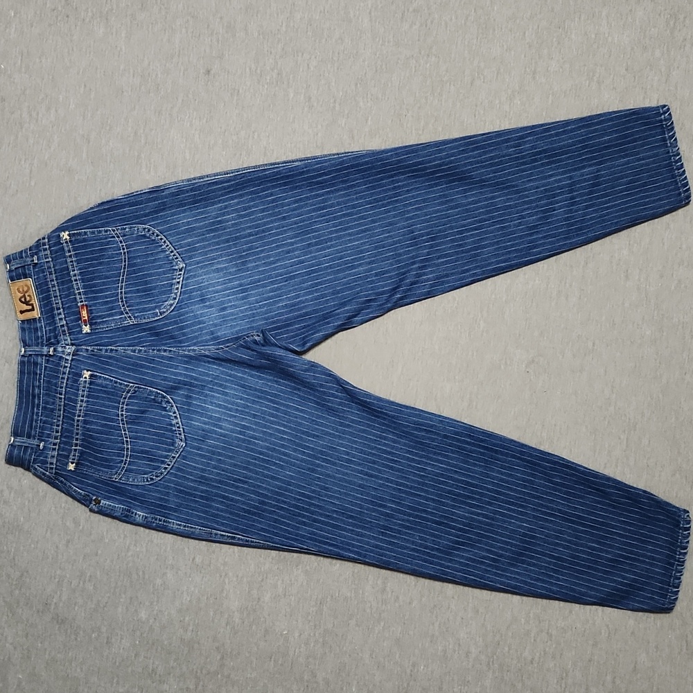 RARE!! Vintage Lee High Rise Baggy Relaxed Tapered Leg Western "Mom" Jeans - Picture 3 of 14